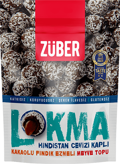 Züber Lokma Coconut Covered Fruit Ball 96 G