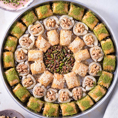 Special Pistachio Walnut Tray Baklava