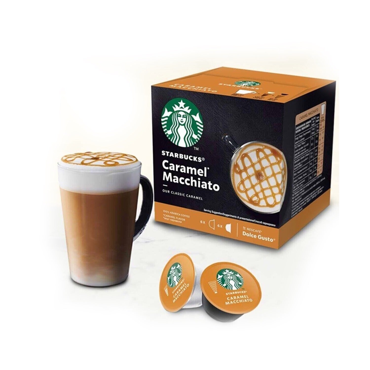 Starbucks Caramel Macchiato 12x Capsule Coffee