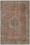 Vintage Natural Color Hand Woven Carpet