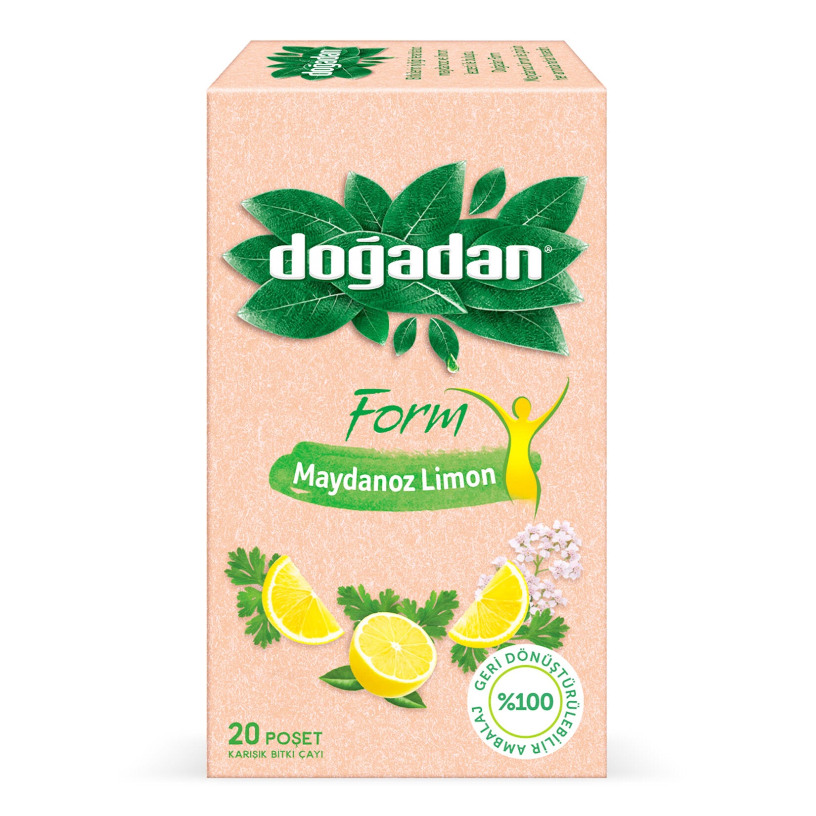 Dogadan Form Parsley Lemon Tea (Form Maydanoz Limon Çayı) 20 Pack 36 G