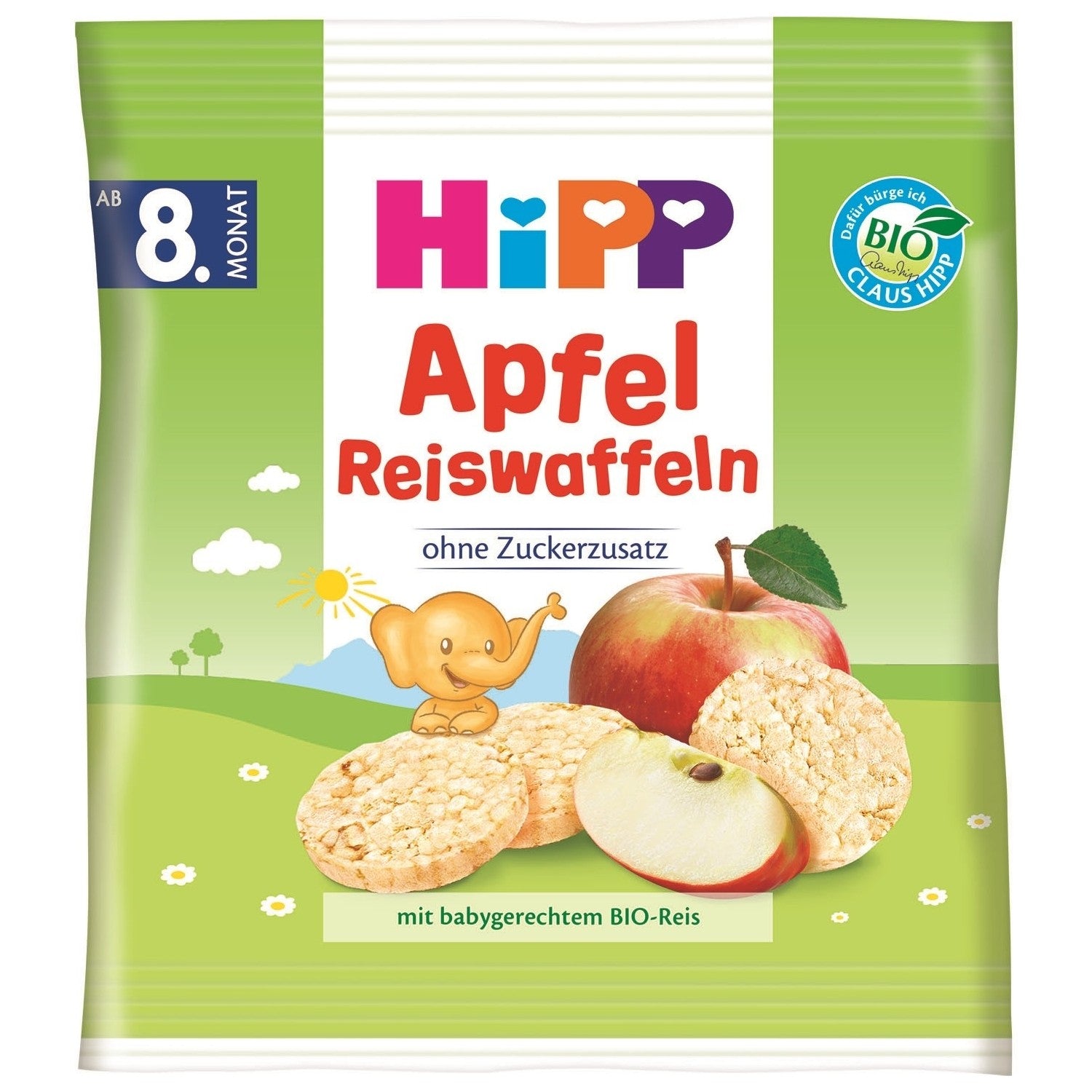 Hipp Organic Rice Apple Baby Wafer 30 gr