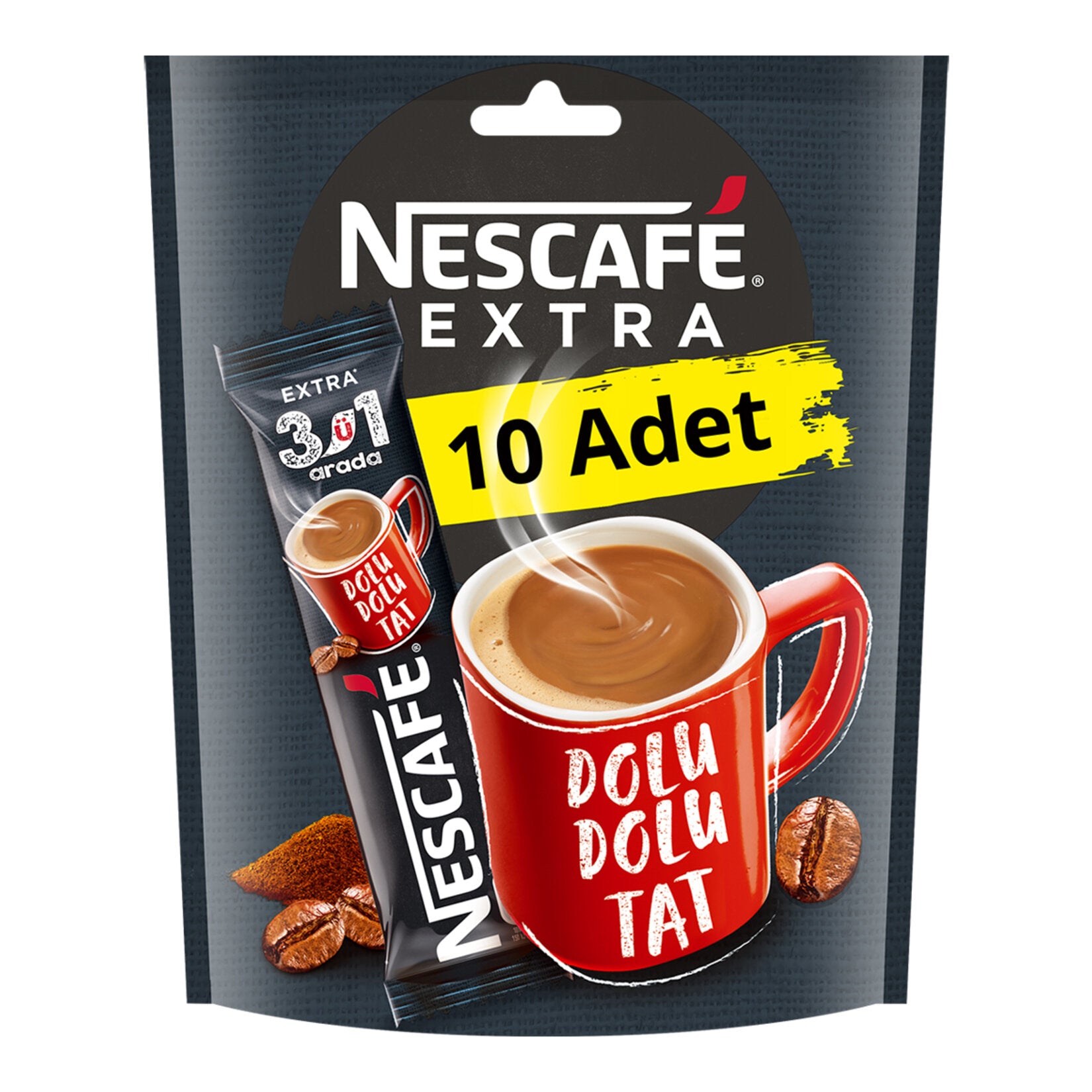 Nescafe Extra 3-in-1 Extra 10 Pack of 16.5 grams