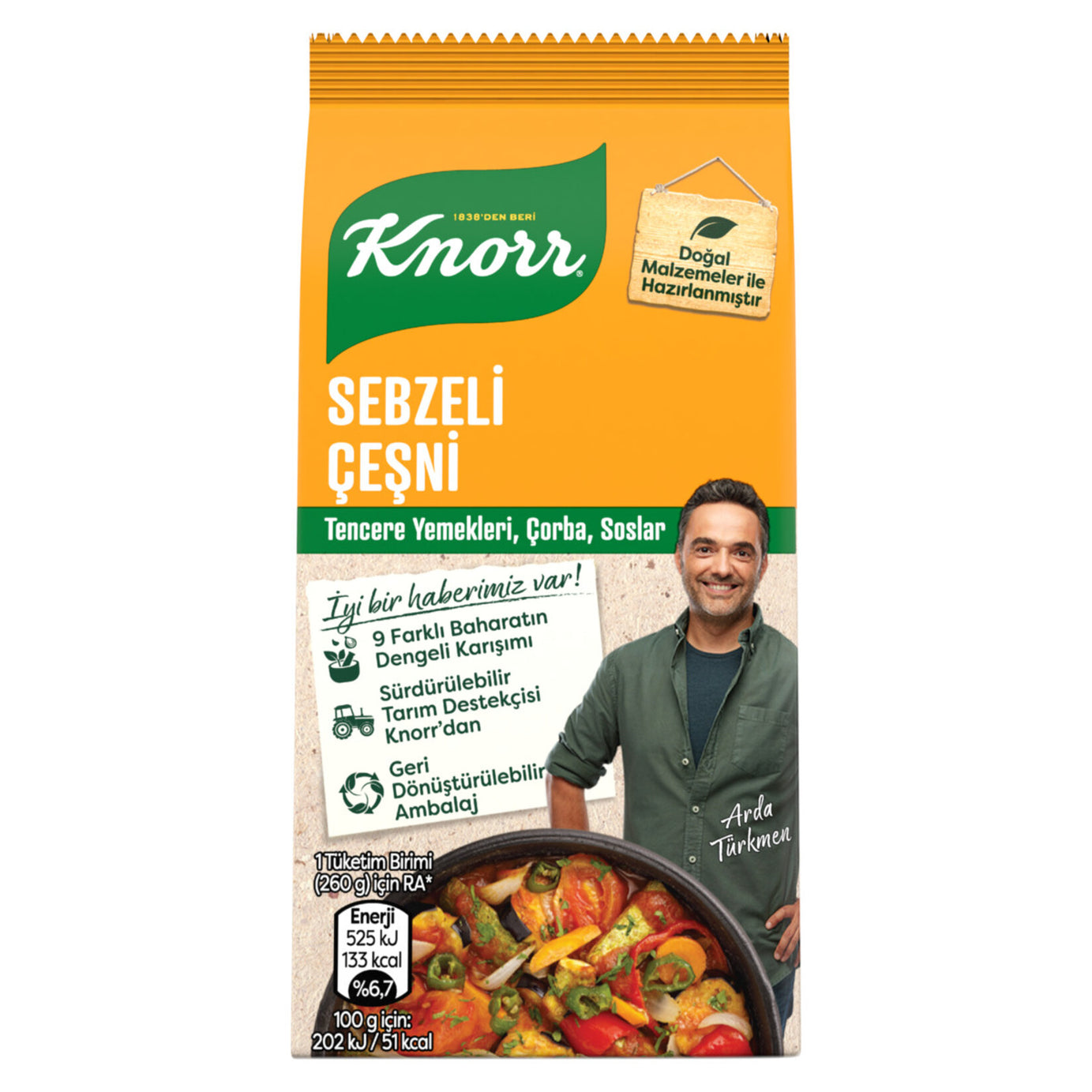 Knorr Vegetable Seasoning (Sebzeli Çeşni) 65 G