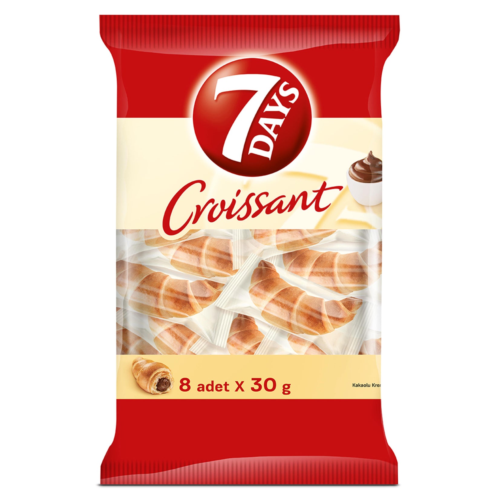 7 Days Cacao Croissant is a deliciously soft and fluffy croissant filled with rich cocoa cream, perf