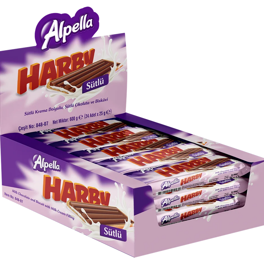 Alpella Harby Milk Biscuit 25 g x 24 pieces