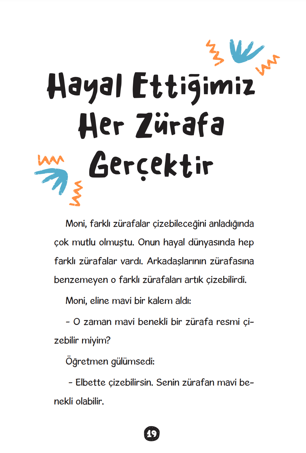 Benim Zürafam Uçabilir- Çocuk Kitabı- 1 Yaş Üzeri