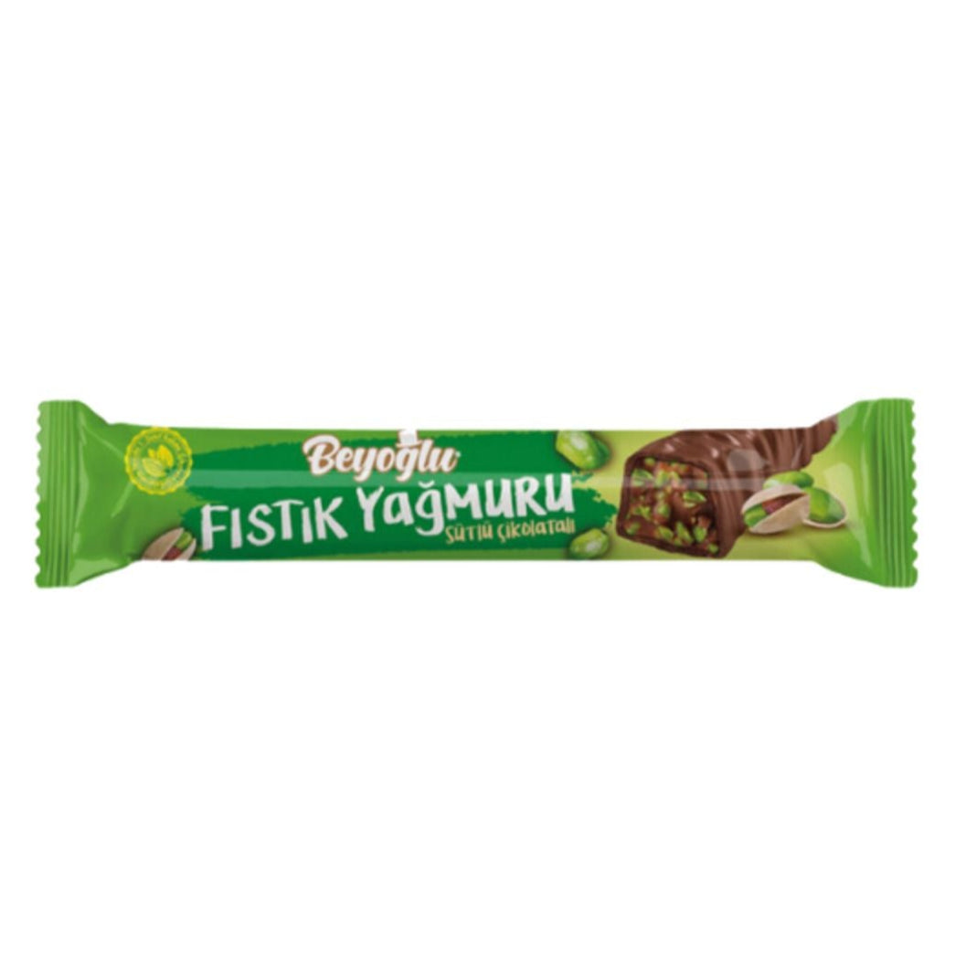 Beyoğlu Chocolate Pistachio Rain – Milk Chocolate with Pistachio Filling 1.2 oz (35 g)