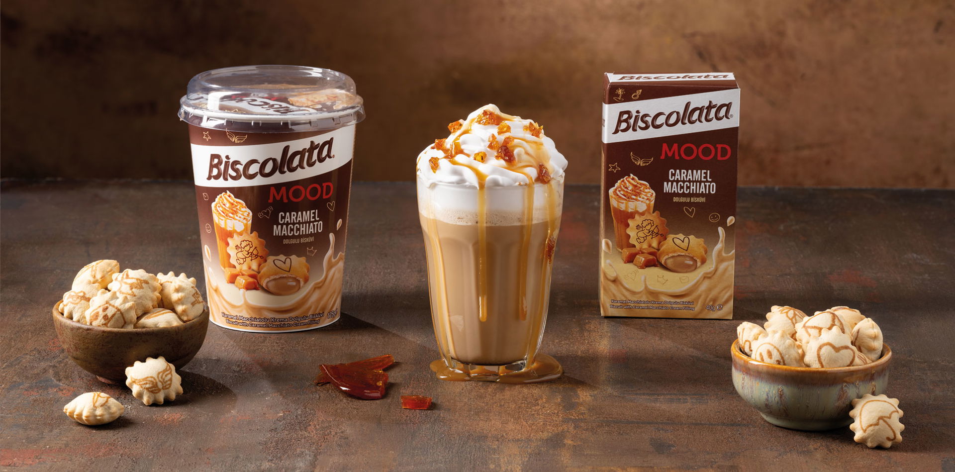 Biscolata Mood Caramel Macchiato  4.41 oz (125 g)