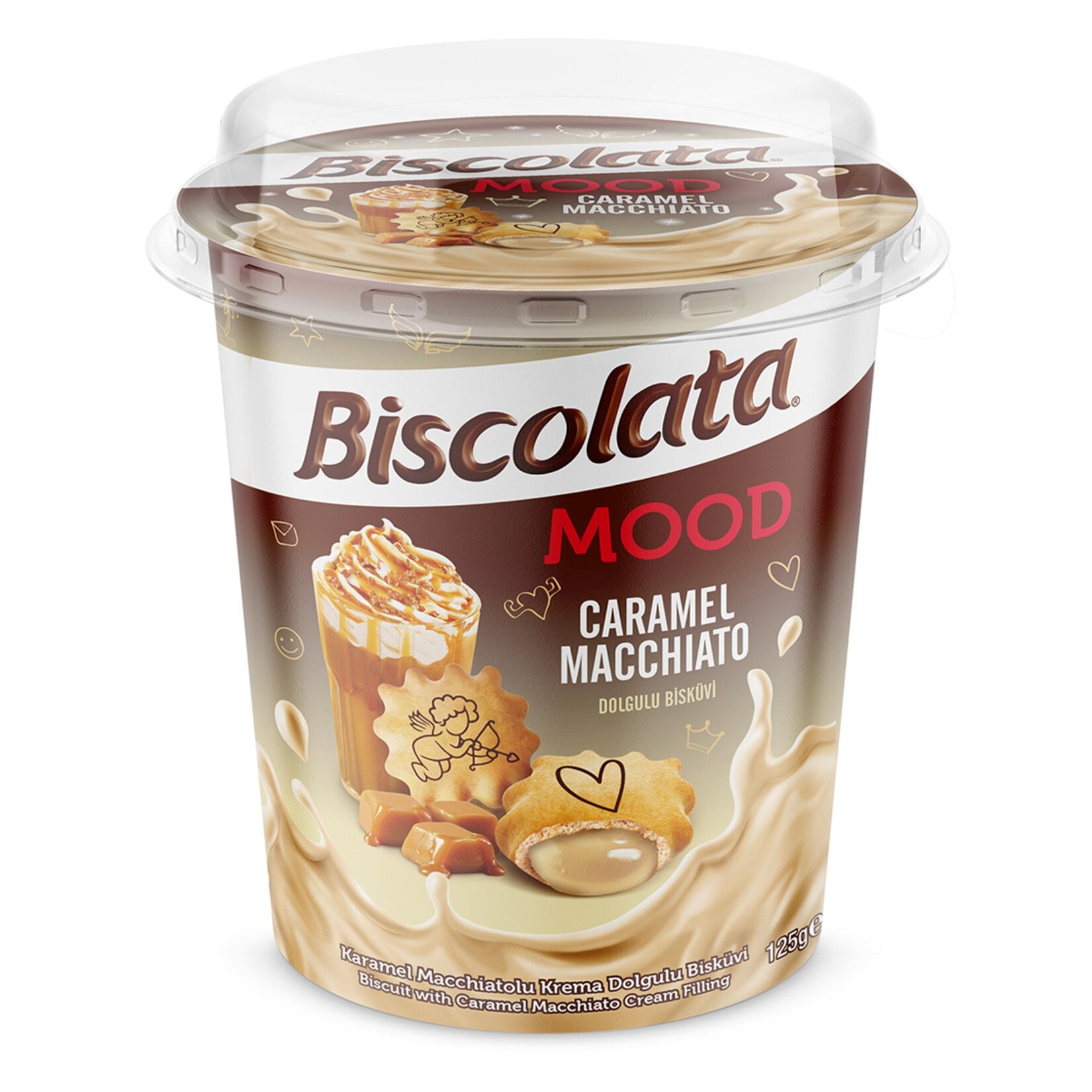 Biscolata Mood Caramel Macchiato  4.41 oz (125 g)