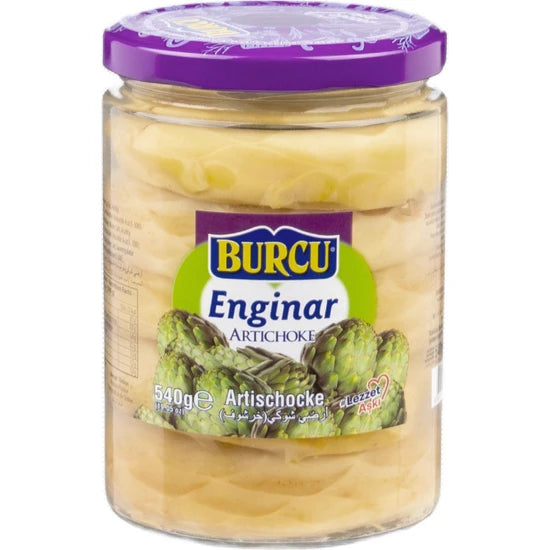 Burcu Artichoke Hearts 19 oz (Enginar Konservesi 540 G)