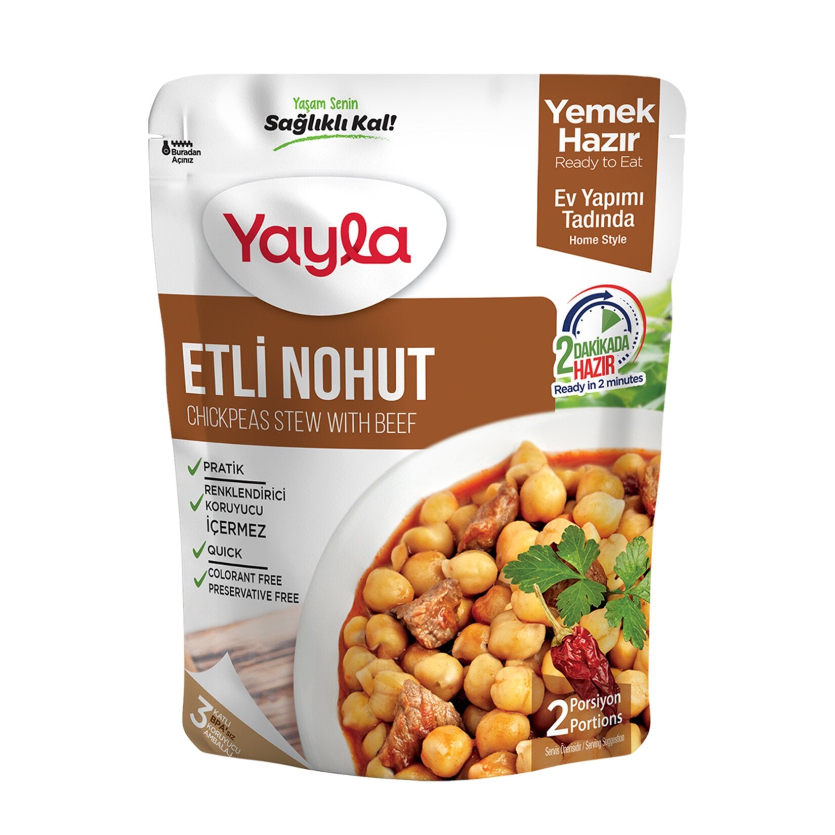 Yayla Chickpeas Stew With Beef (Etli Nohut) 250 G