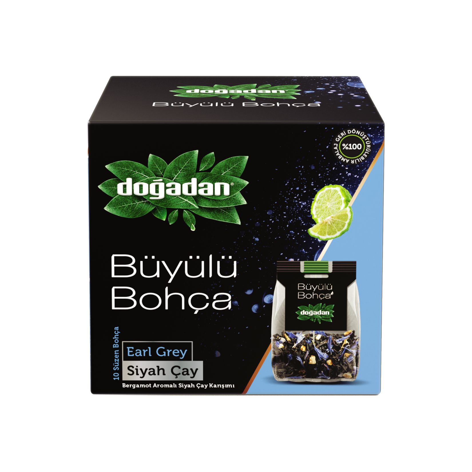Doğadan Büyülü Bohça Earl Grey Black Tea 10 ad/pcs. 20 G