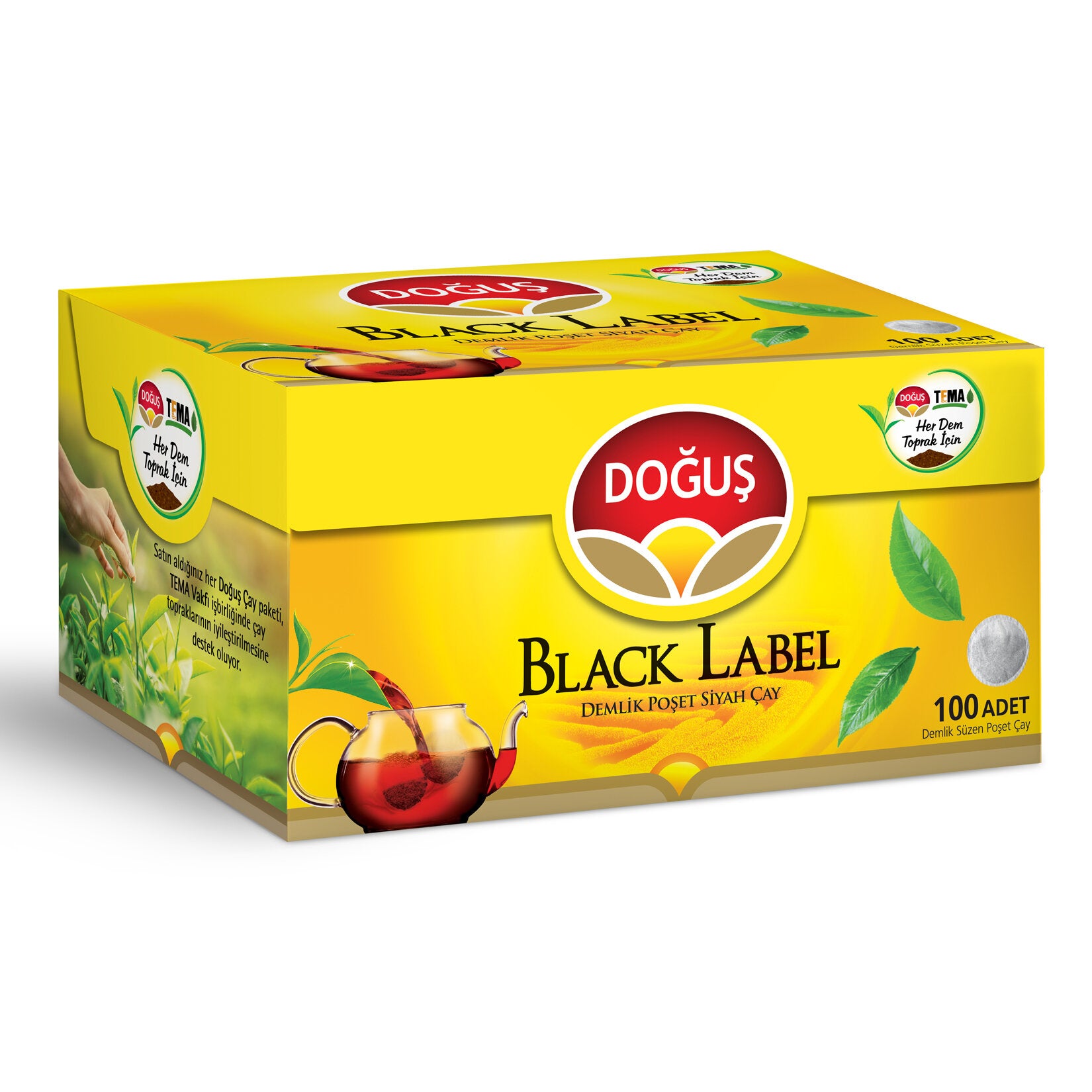 Doğuş Black Label Teapot Tea Bags 100 Pcs 320 G – Turcamart