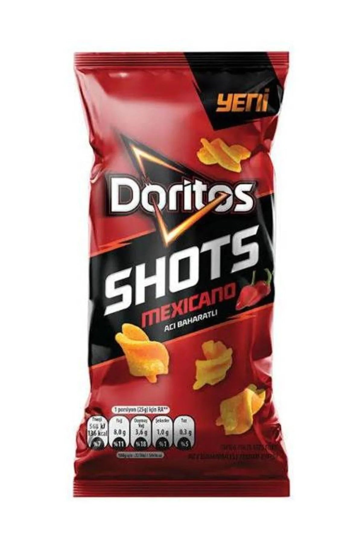 Doritos Shots Mexicano Hot Spicy 28 G