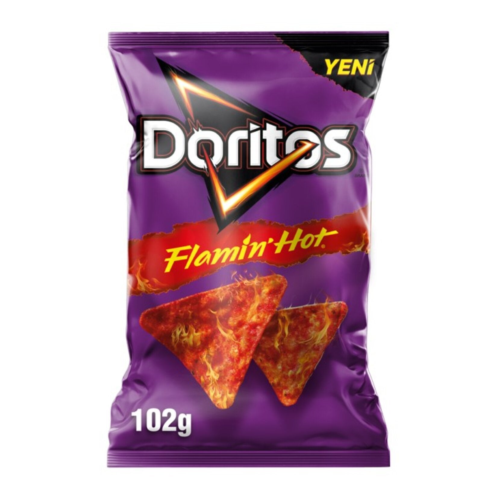 Doritos Flamin Hot Super Size Corn Chips 3.6 oz (102 g)