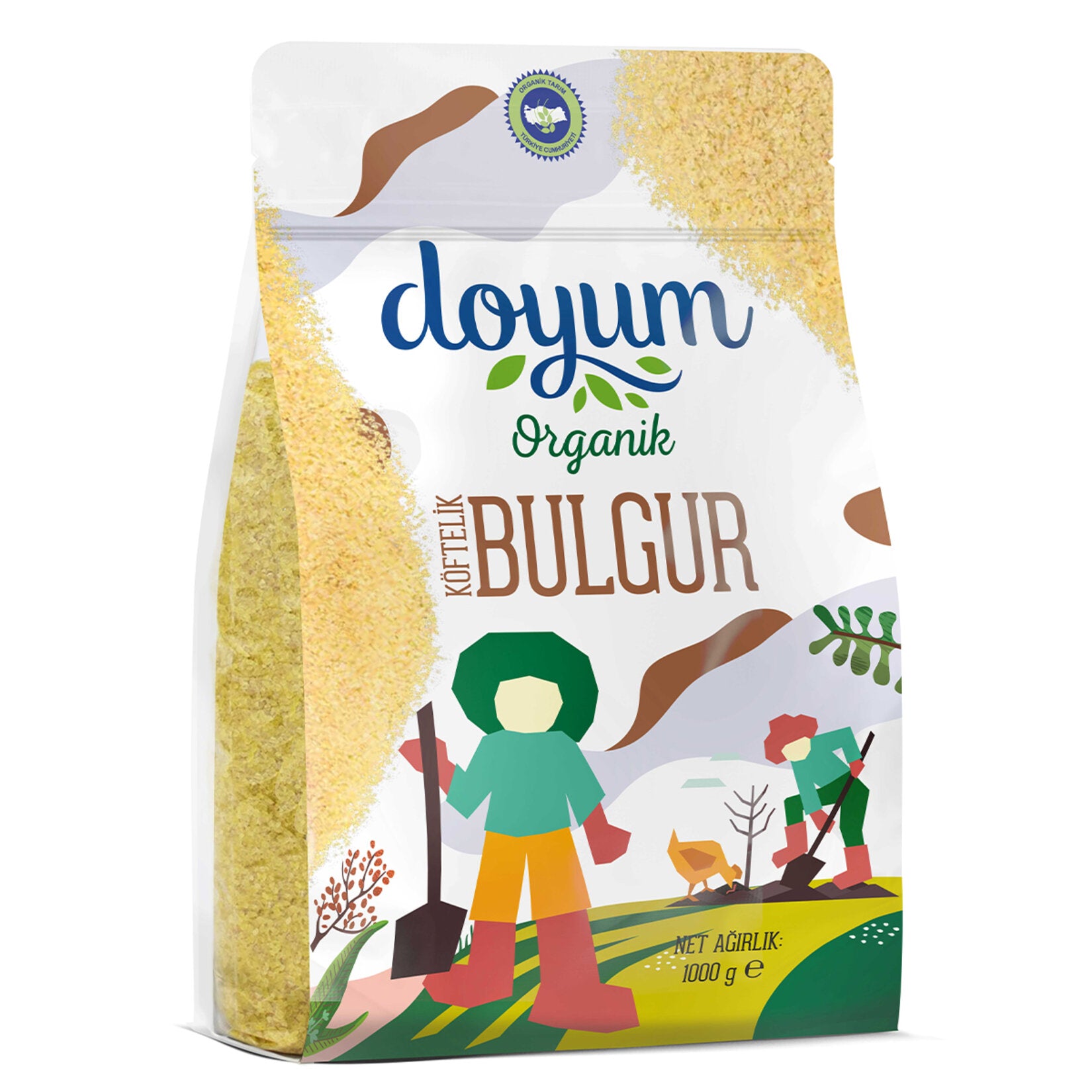 Bring the authentic taste of Türkiye to your kitchen with Doyum Organic Fine Bulgur. Perfect for mak