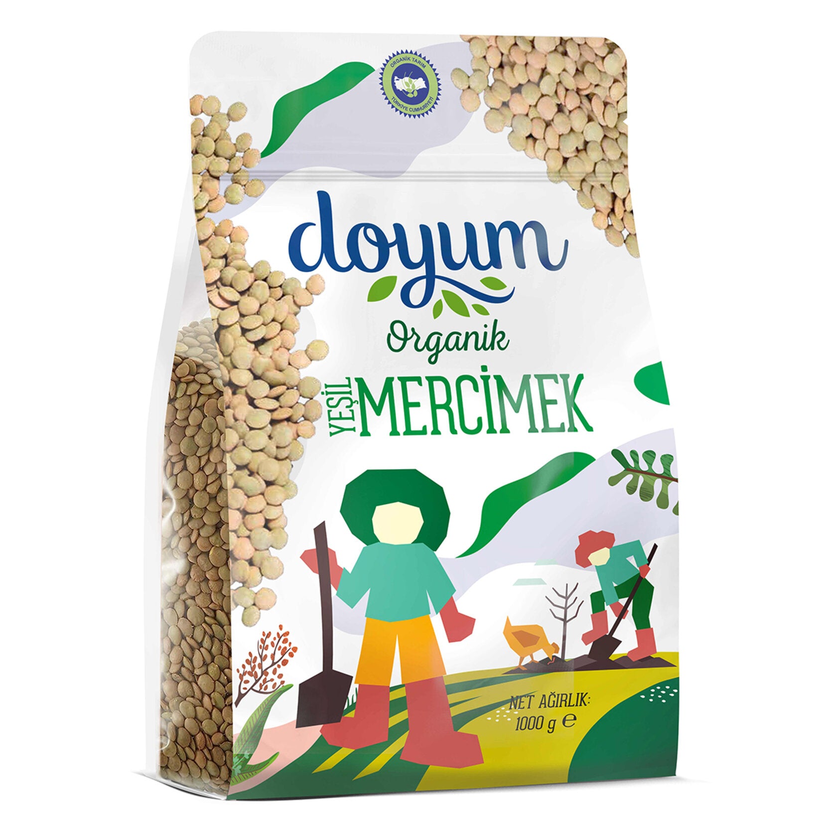 Enjoy the rich, earthy flavor of Doyum Organic Green Lentils, a staple of healthy Turkish cooking. 