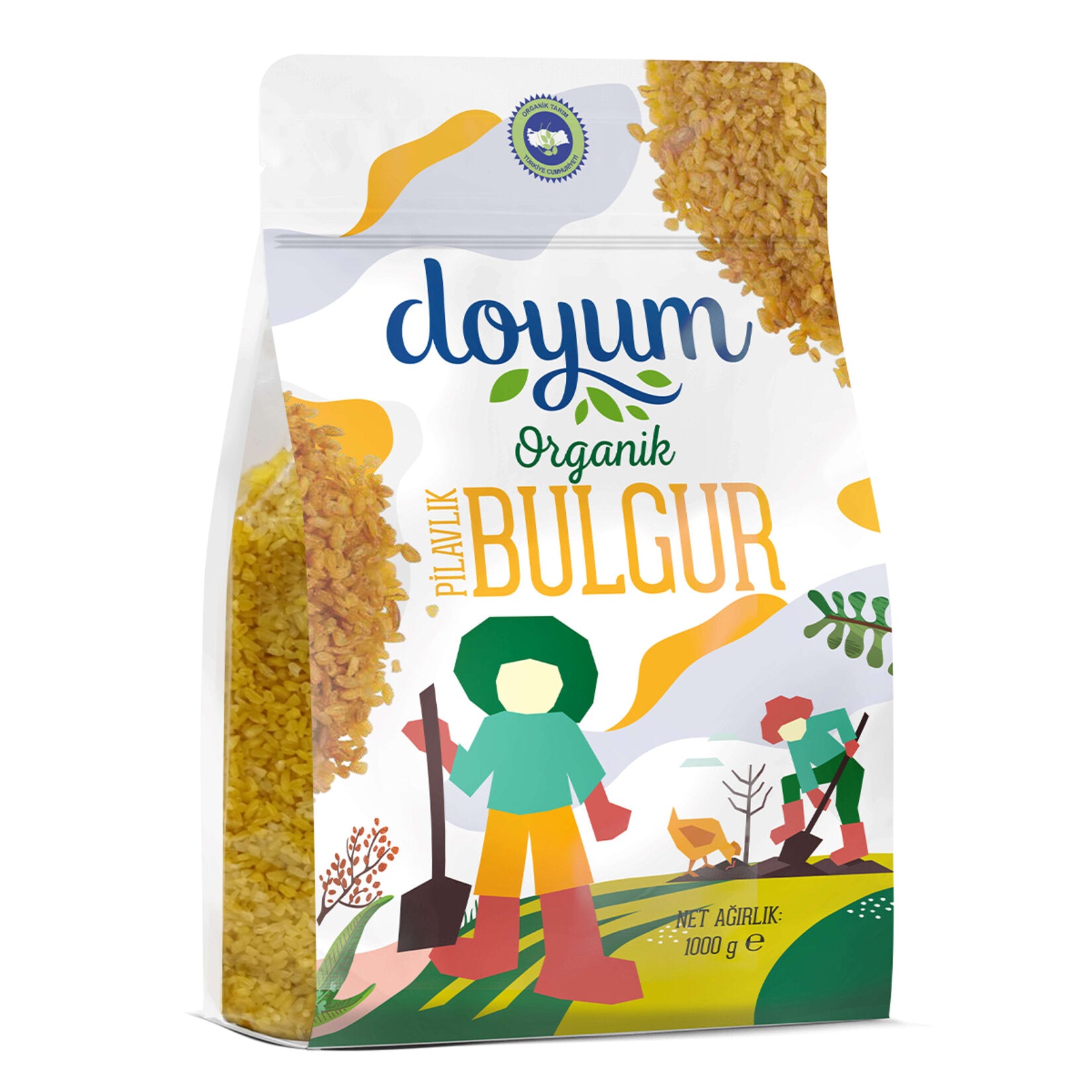 Doyum Organic Pilavlik Bulgur is a staple of traditional Turkish kitchens, now available for your pa