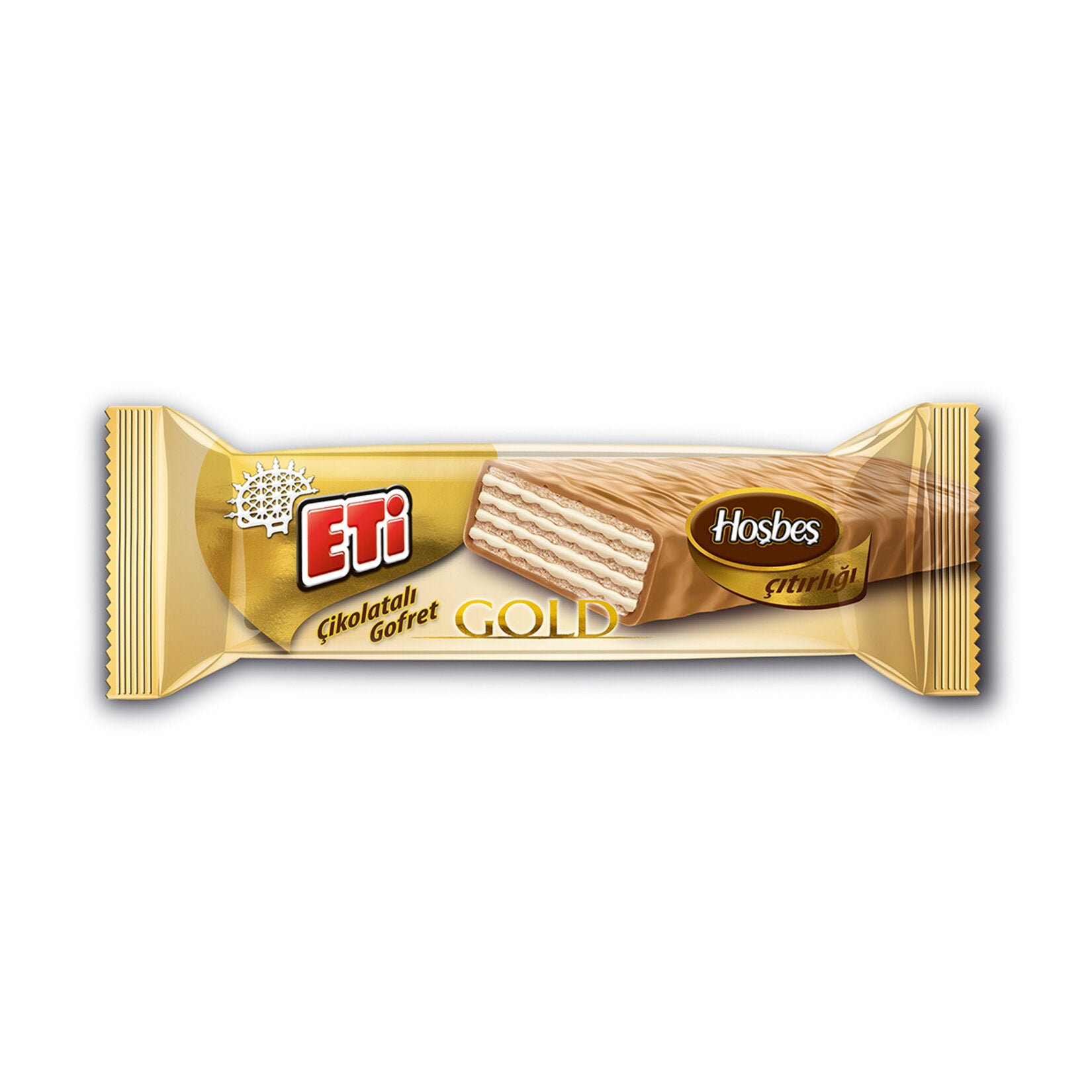 Eti Gold Chocolate Wafer delivers a rich, creamy experience in every bite. This premium Turkish wafe