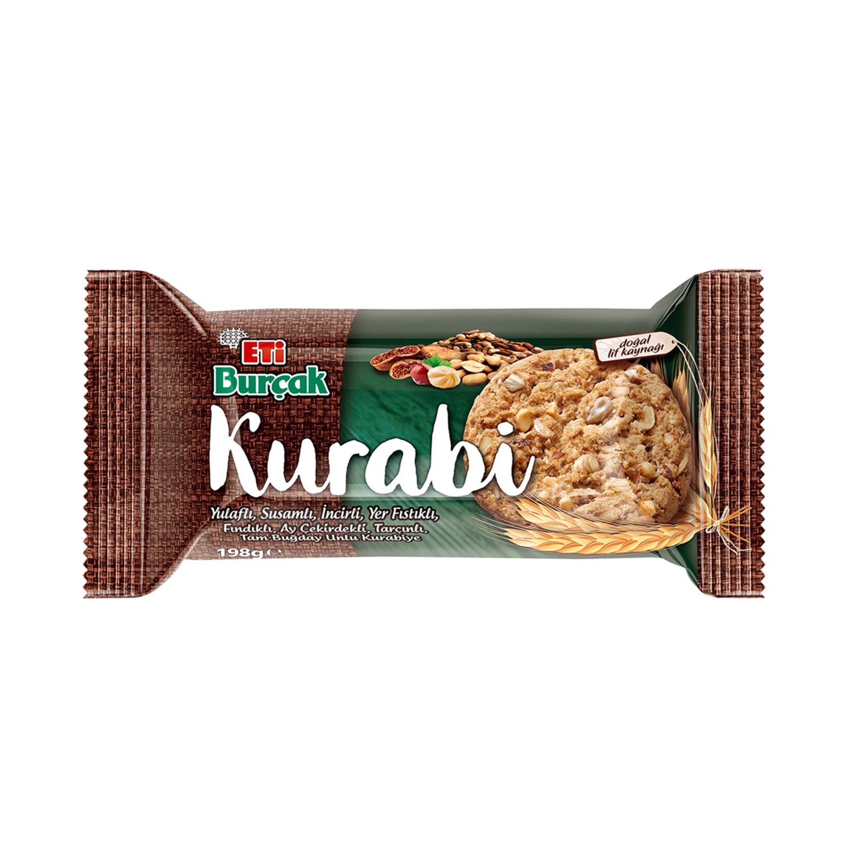 Enjoy the wholesome taste of Eti Burcak Kurabi Oat Hazelnut Cookies, a delicious blend of oats, haze