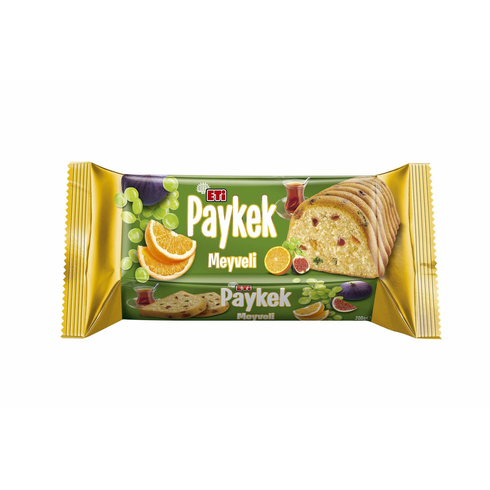 Eti Paykek Fruit Cake brings the rich, moist texture of classic Turkish cake with a delightful mix o