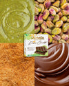 Fiorella Buttery Crunch Kadayif & Pistachio Filled Milk Chocolate (Kadayıf ve Fıstık Dolgulu Sütlü Çikolata) 2.1 oz (60 G)