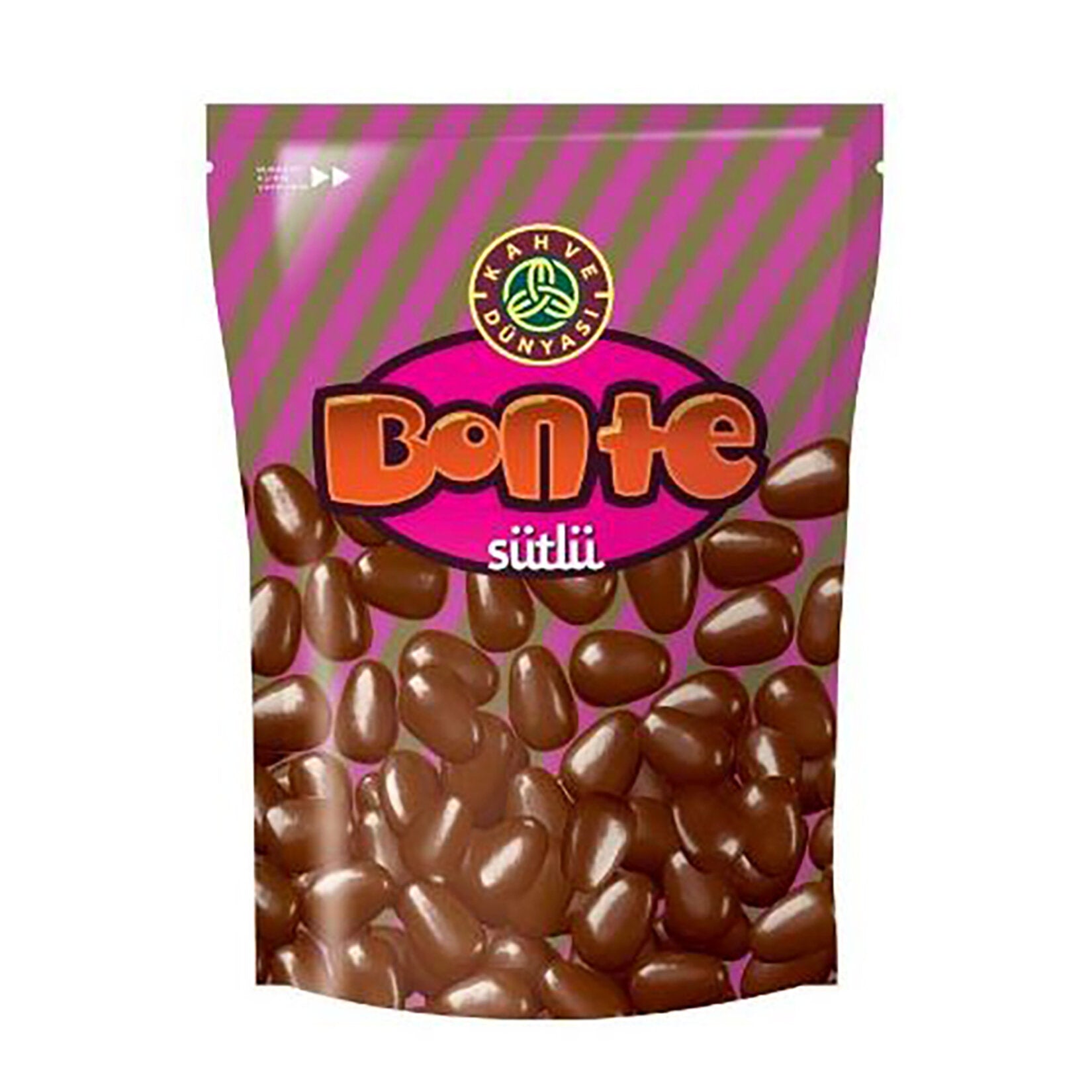 Kahve Dunyasi Bonte Milk Chocolate Plain (Sütlü Sade) 1.8 oz (50 G)