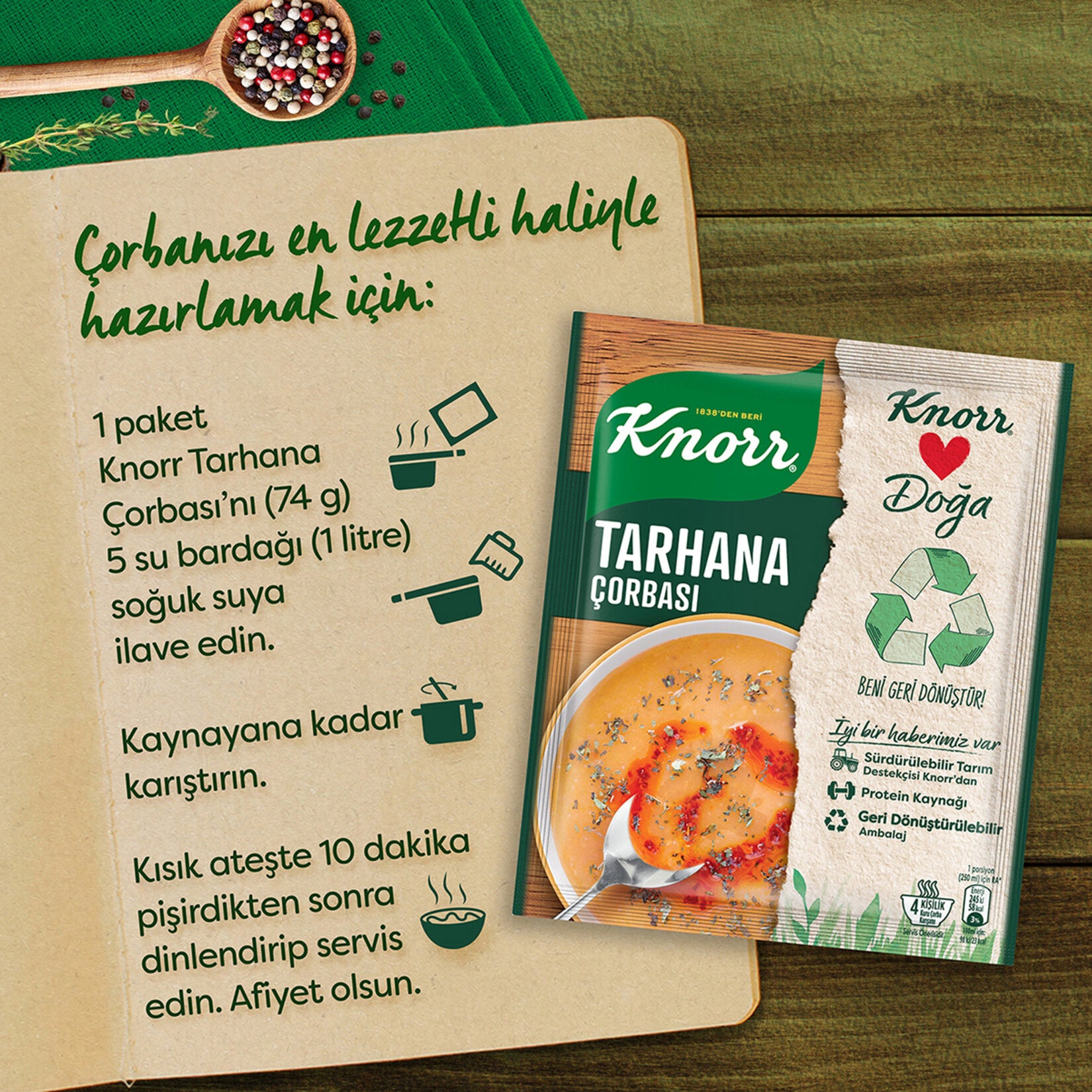 Knorr Tarhana Soup (Tarhana Çorbası) 74 G