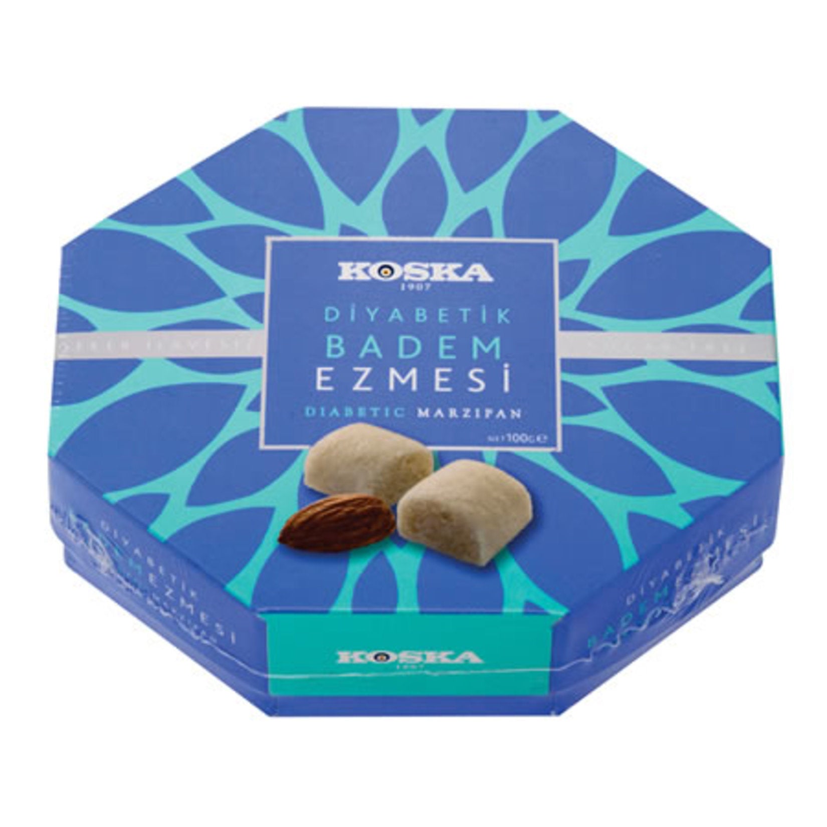 Koska Light Almond Paste is a delicious Turkish treat made by blending finely ground almonds with se