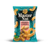 Discover the bold, savory crunch of Master Nut Peanut Butter Sea Salt Corn Chips. Made with 40% real