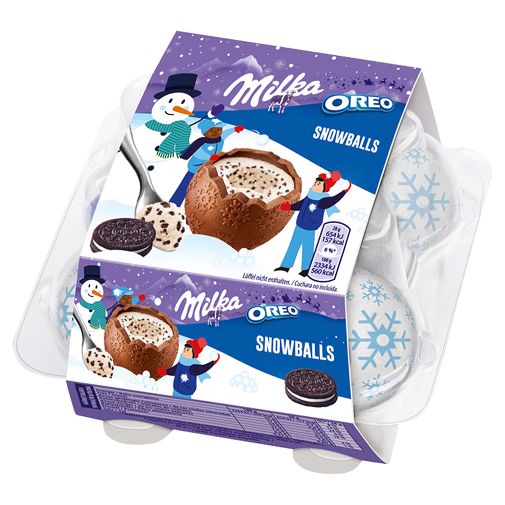 Experience the delightful fusion of creamy Milka milk chocolate and crunchy Oreo biscuit in Milka Sn