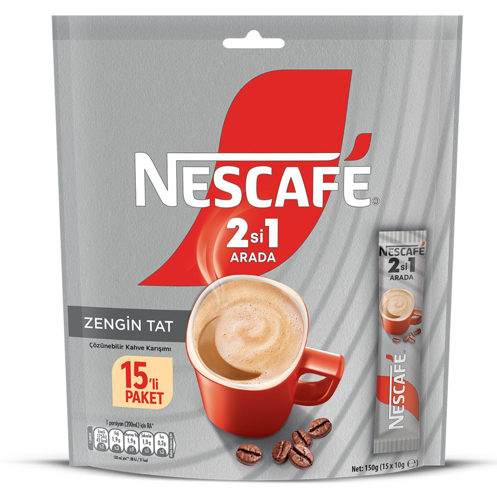 Nescafe 2 in 1 Classic Coffee (Pack of 15)