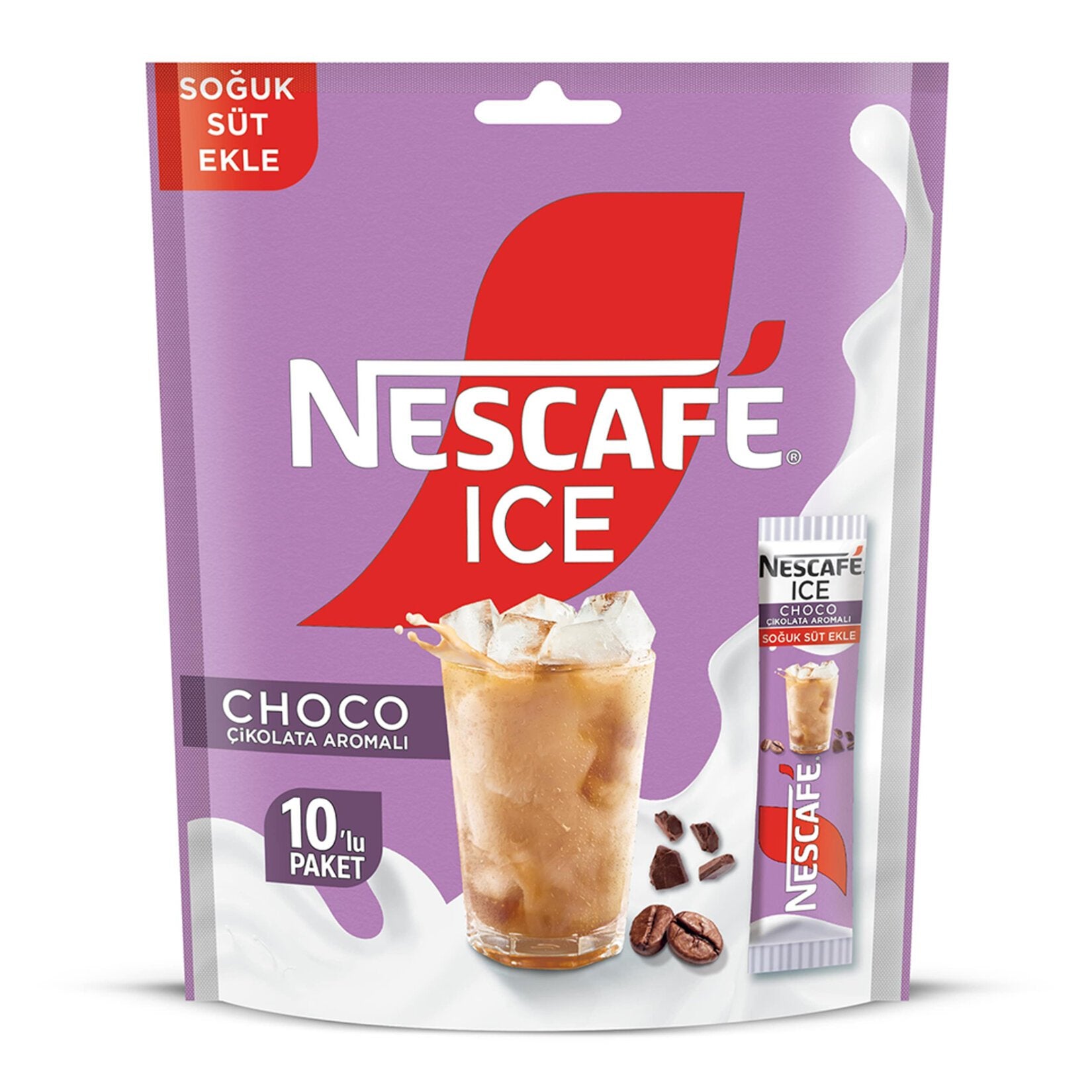 Nescafe 3-in-1 Ice Choco Chocolate Flavored 10 x 10.6 G instant coffee