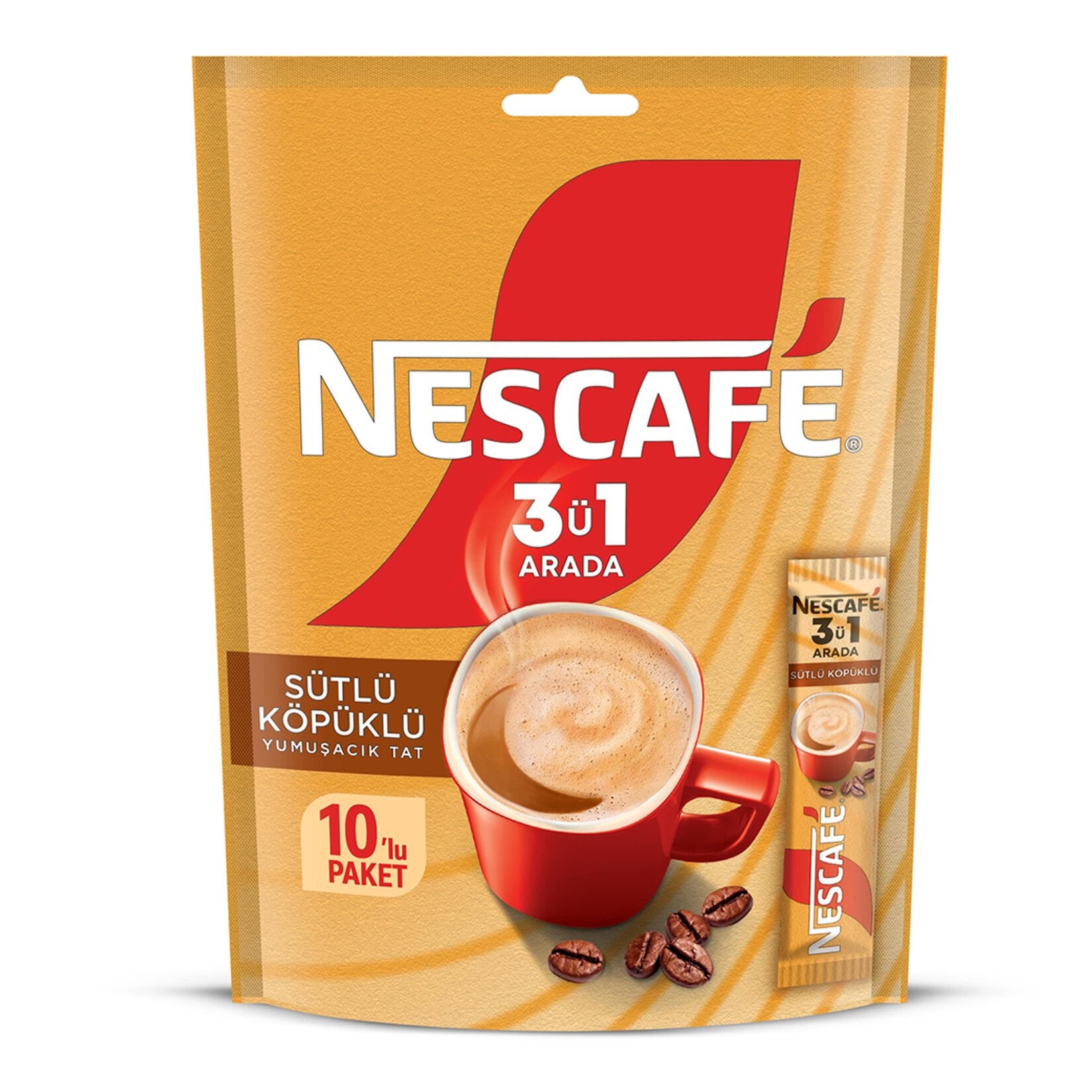Nescafe 3 in 1 Milky Foam Package 10 pcs