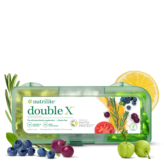 Double X Nutrilite Double X Multivitamin - 31 Day Supply with Case 186 Tablets ...