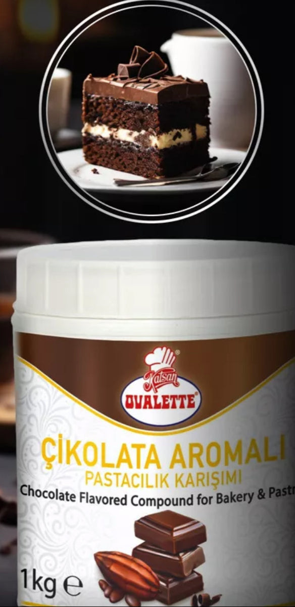 Ovalette Chocolate Compound for Bakery & Pastry 35.2 oz (1 Kg)