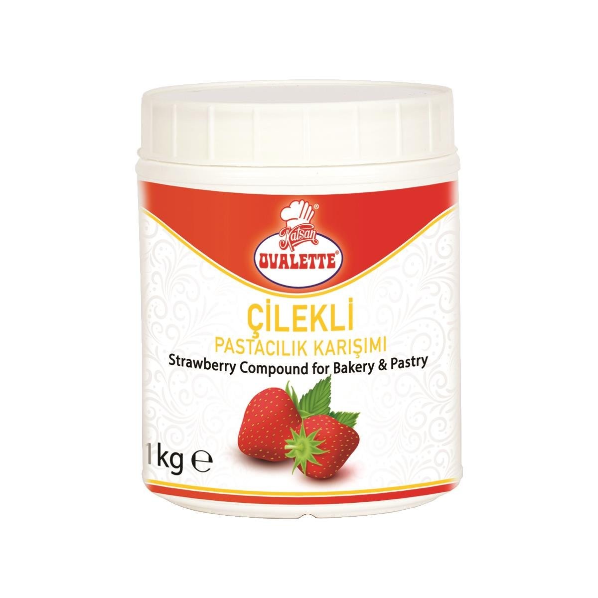 Ovalette Strawberry Compound for Cake, Bakery & Pastry 35.2 oz (1 Kg ...