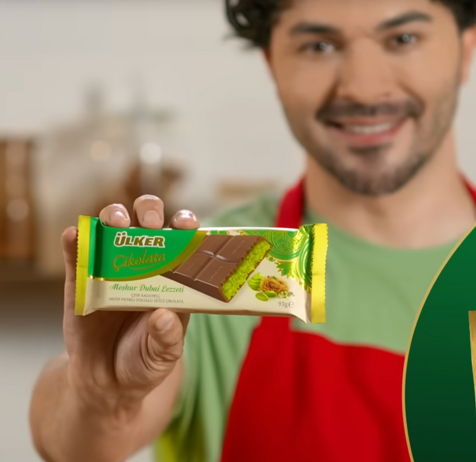 5個！Ülker Meshur Dubai Lezzeti ドバイチョコレート Amazon.com : Dubai Chocolate - Milk Chocolate With Pistachio