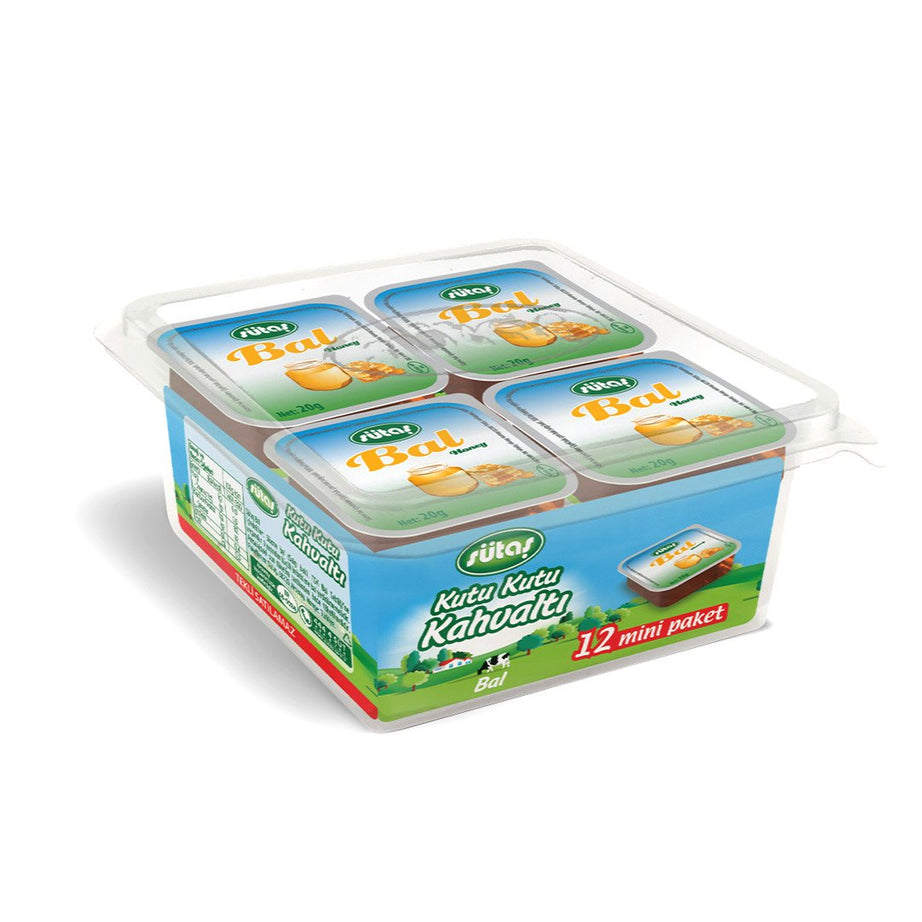Sutas Filtered Honey comes in convenient 12 × 20 g single-serve cups—perfect for breakfast trays, lunch boxes, cafés, and travel. Enjoy a clean, naturally sweet flavor that pairs beautifully with buttered toast, pancakes, yogurt, and cheese boards