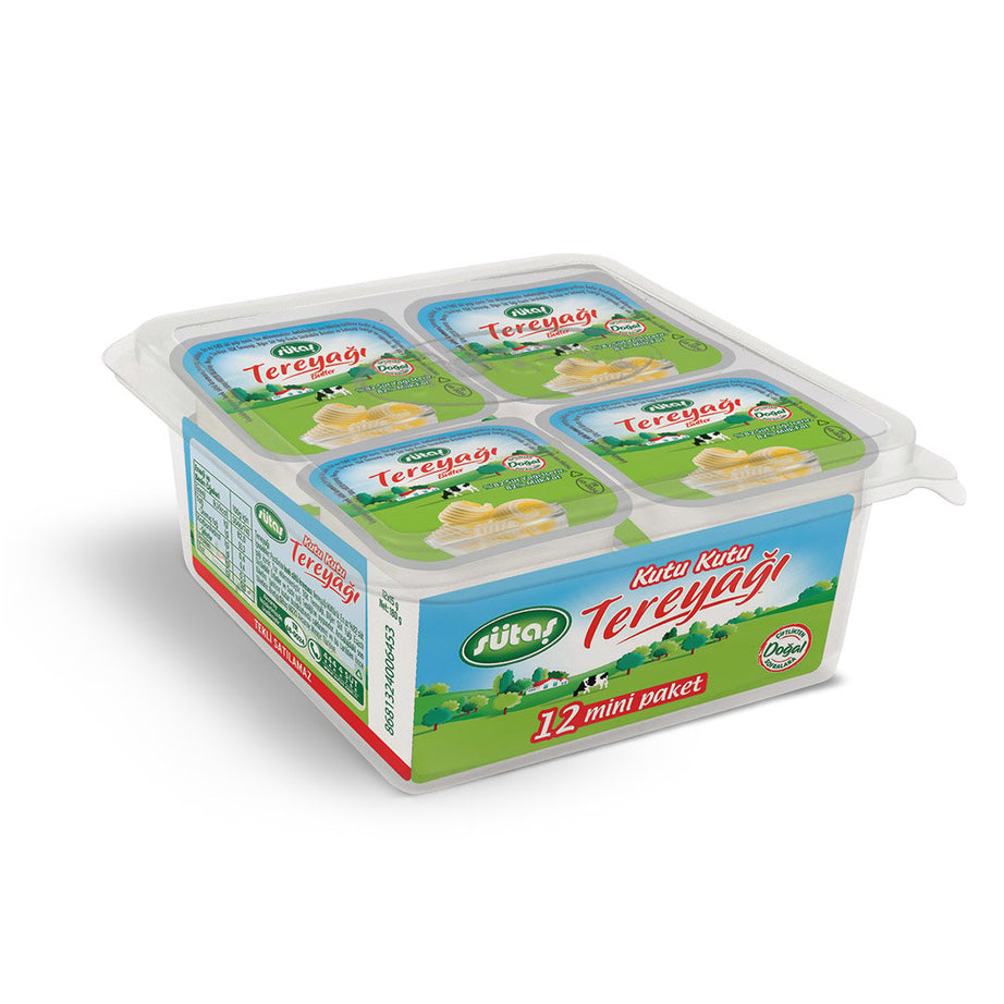 Sutas Mini Turkish Breakfast Items- Sutas Butter 12 x 15 g - 6.3 oz - Product Cover Photo