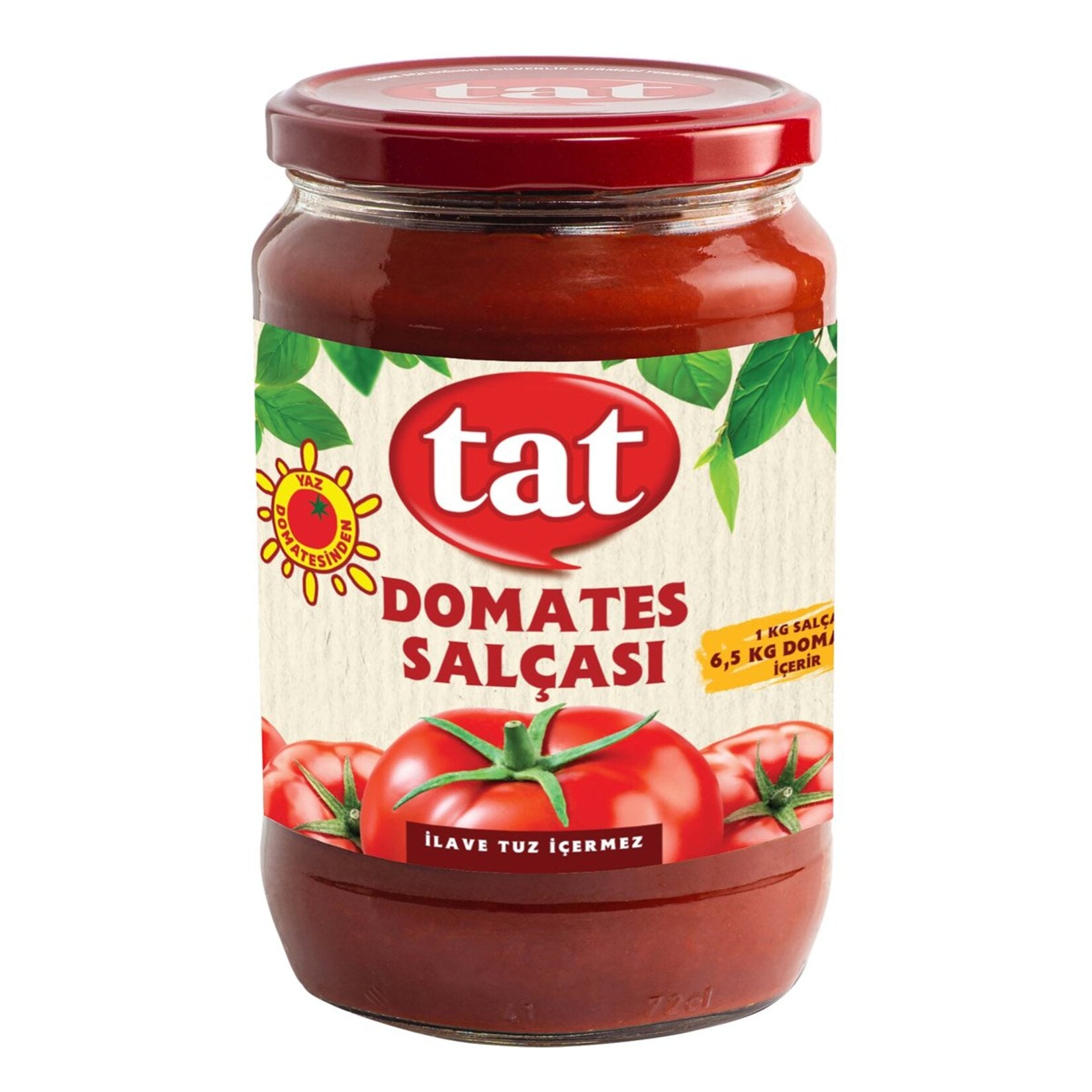 Tat Tomato Paste Glass (Tat Domates Salçası) 710 G