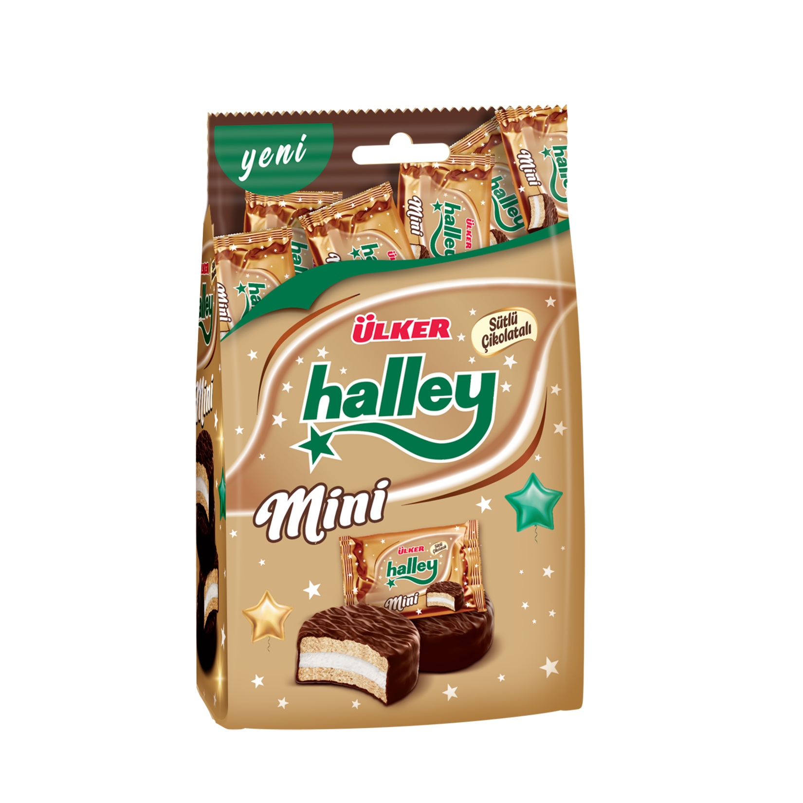 Ulker Halley Mini Marshmallow Biscuit brings the classic taste of Türkiye’s favorite chocolate-coate