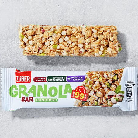 Züber Granola Bar with Pistachio 0.88 oz (25 g)