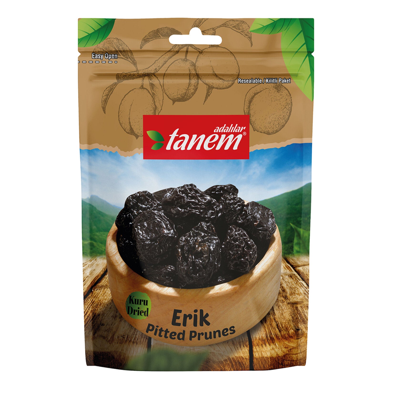 Adalilar Tanem Dried Prunes bring you the naturally sweet and rich taste of carefully selected prunes from Türkiye.