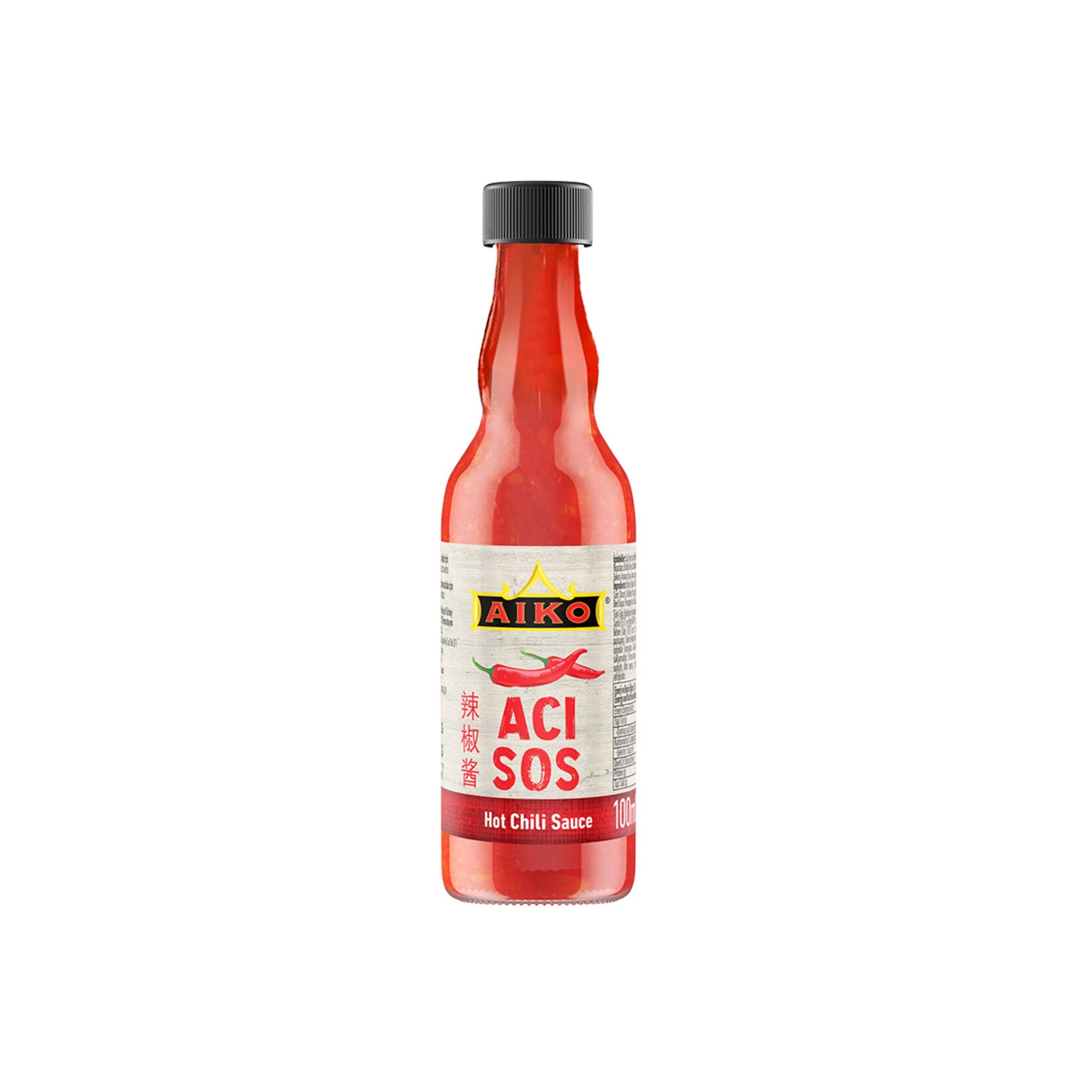 Turn up the heat with Aiko Hot Sauce, a bold and flavorful chili sauce made with 38% red hot chili peppers.