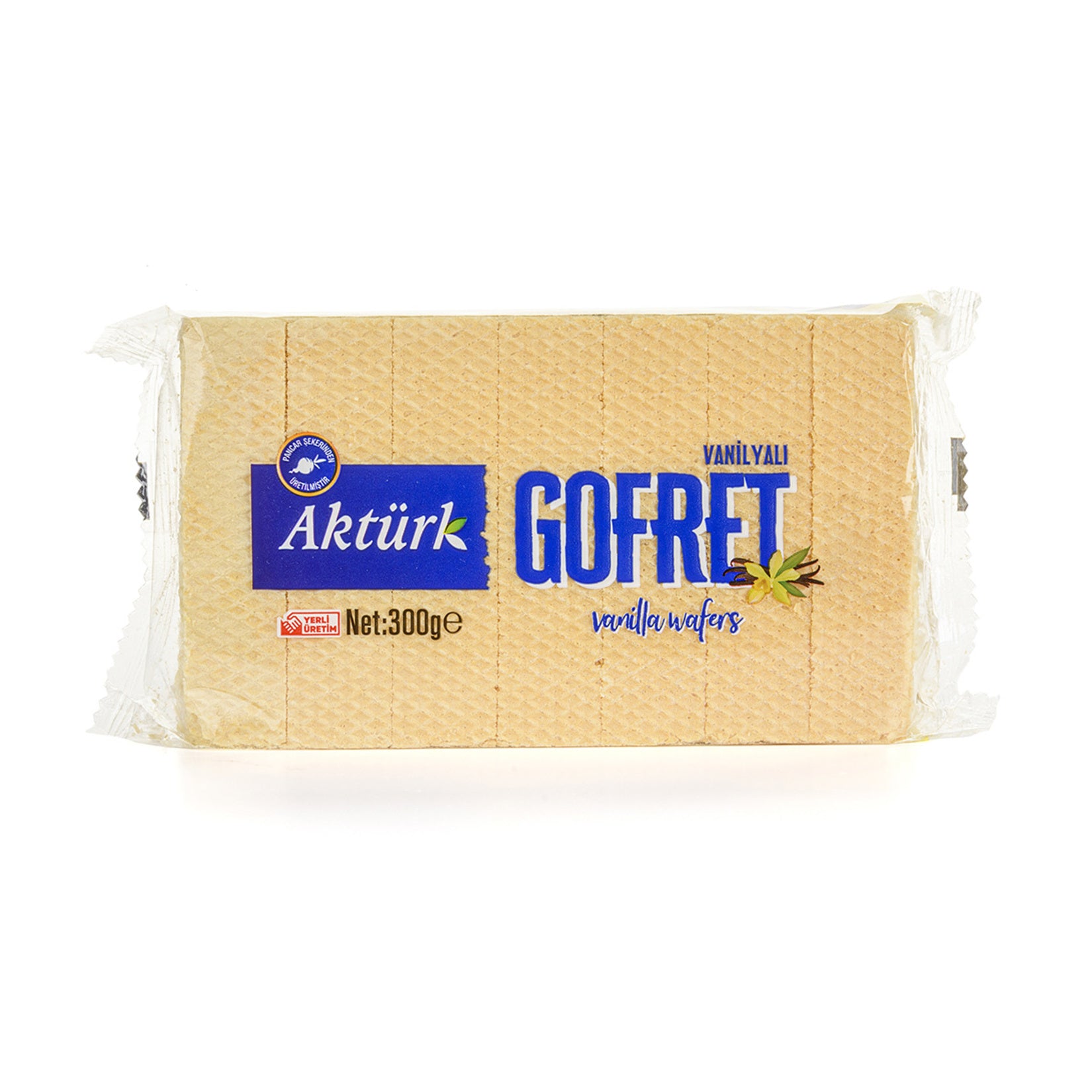 Akturk Vanilla Wafer 10.5 oz (300 g) brings the classic taste of Turkish vanilla cream-filled wafers
