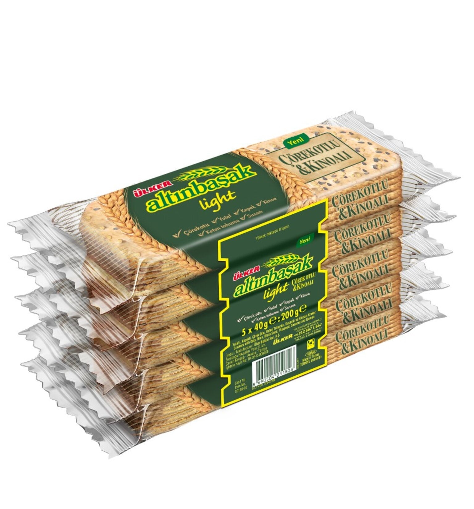 Altinbasak Black Cumin & Quinoa Cracker brings a wholesome crunch to your snacking routine. Packed w