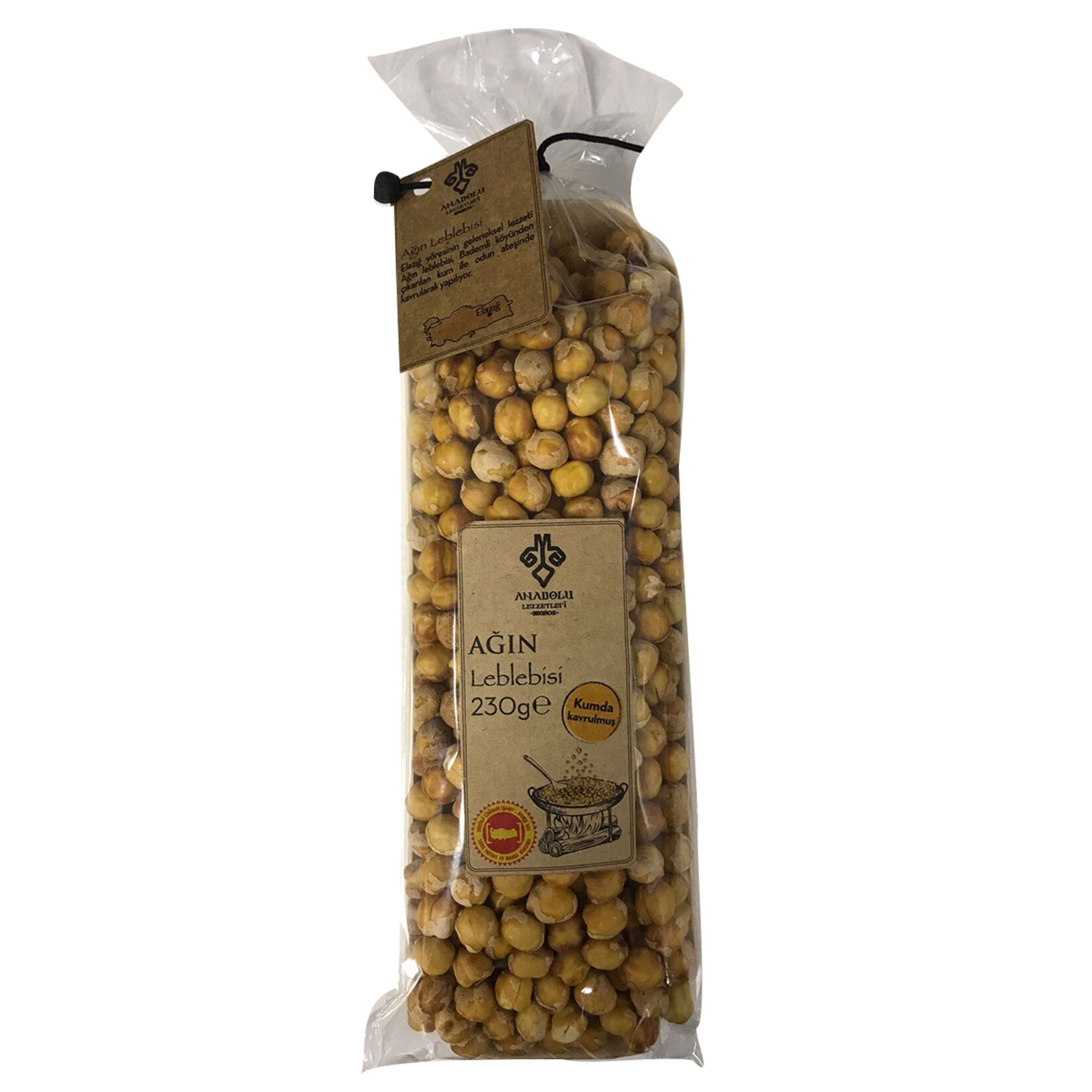 Discover the rich taste of traditional roasted chickpeas with Anadolu Lezzetleri Agin Leblebisi.