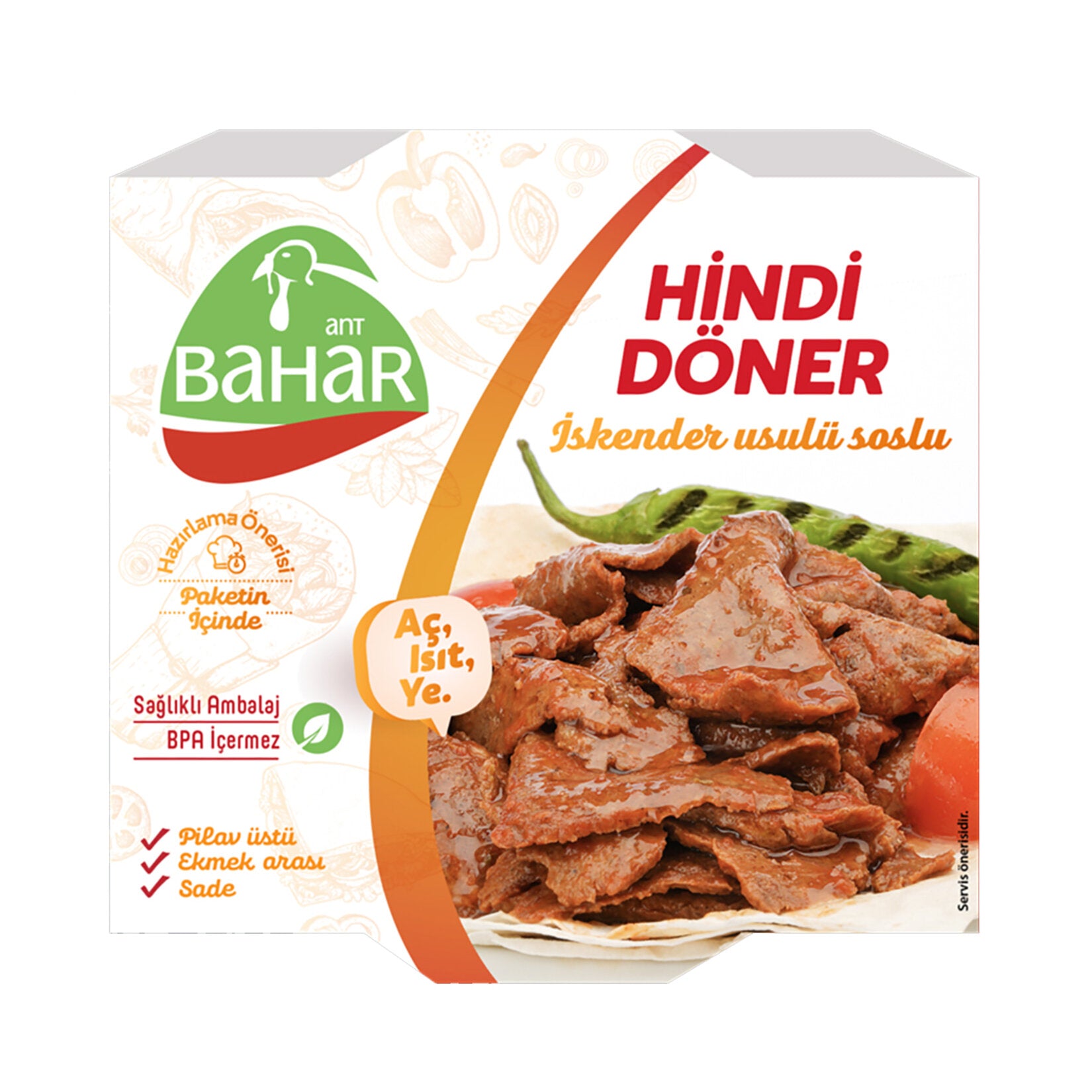 Ant Bahar Hindi Doner brings the bold, savory flavors of traditional Turkish doner to your table in a convenient ready-to-eat canned format.
